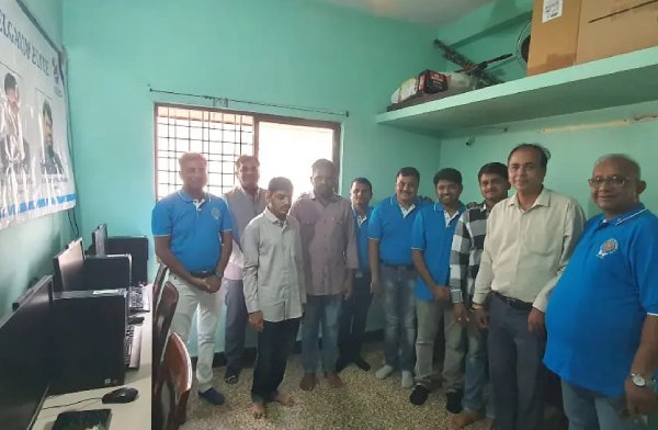 Computer Donation from Rotary Club