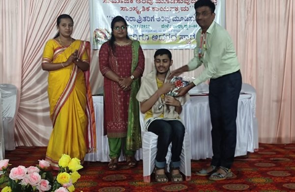 Felicitation from Mahanagar Palika Belgaum