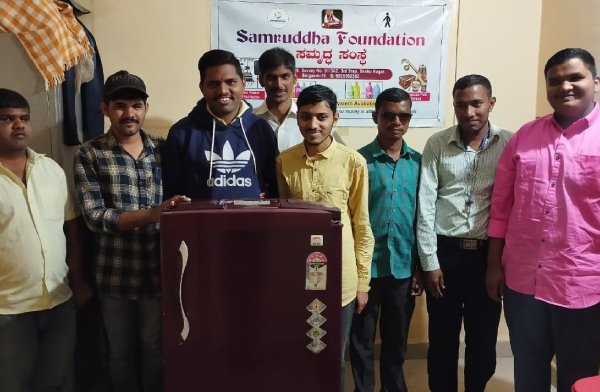 Fridge Donation from Beena maam Kalpana maam & Jyotsana Pai maam